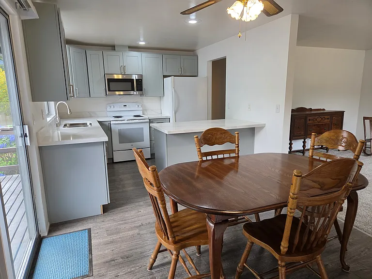 Kitchen and dining room
