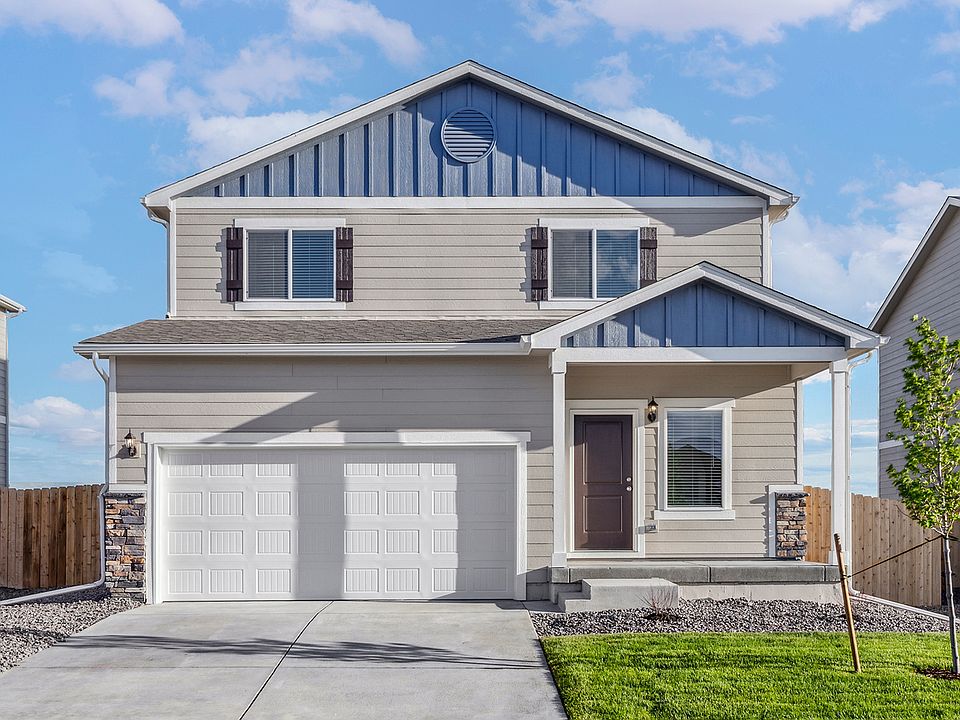 The Laramie is a spacious two story home.