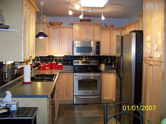 Under cabinet lights, skylight