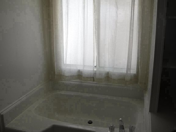 Master Bathroom bathtub--separate shower stall not pictured