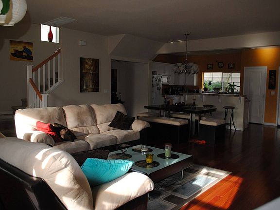 kitchen view from living roo