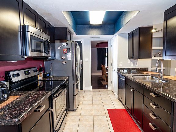 Kitchen with stainless appliances