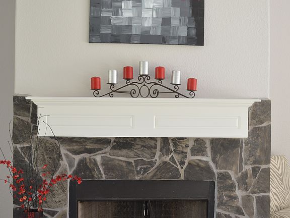 Stone Work Fireplace