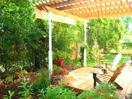 Deck and pergola