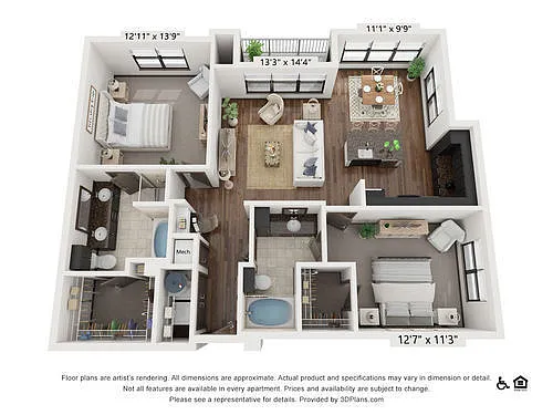 Floor plan Pecan
