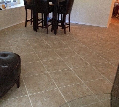 new dining room/living room tile