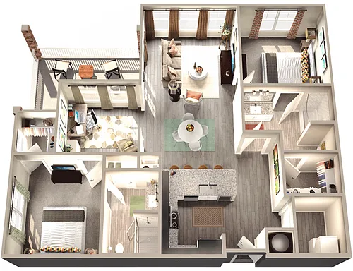 Floor plan B2D