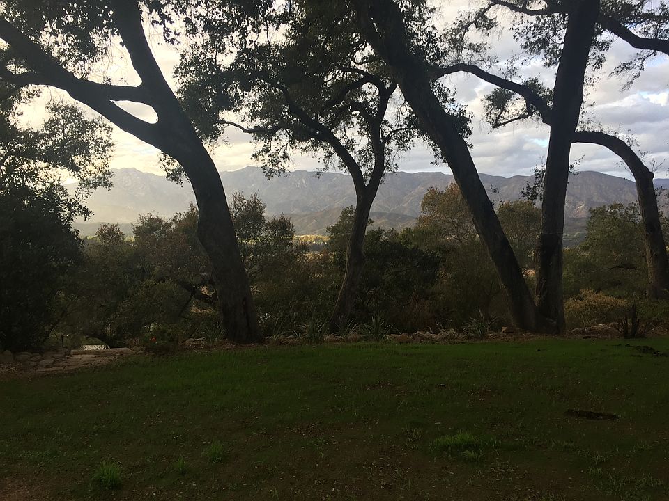 Backyard mountain view