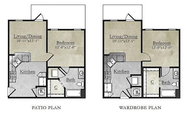 Floor plan 1X1
