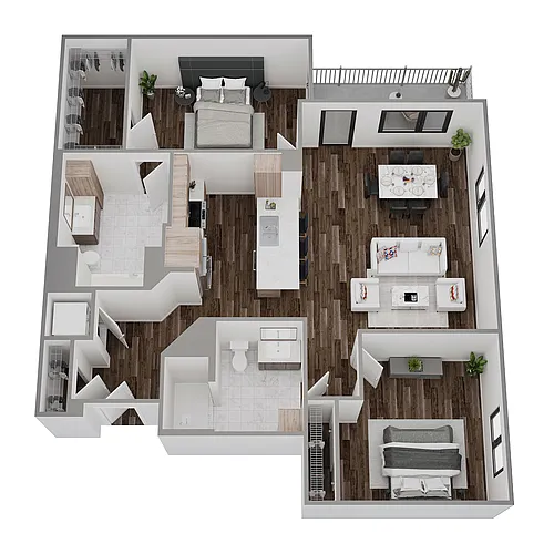 Floor plan Q
