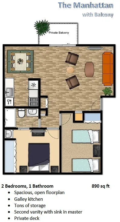 Floor plan Manhattan