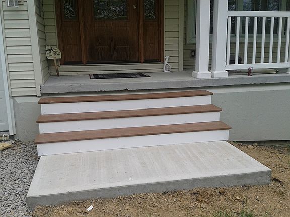 New front steps 2013