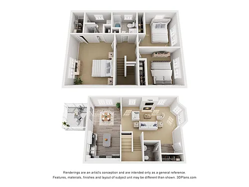 Floor plan Tulip Townhome