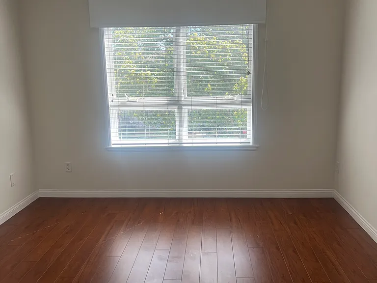 Bedroom from Hall - view of window