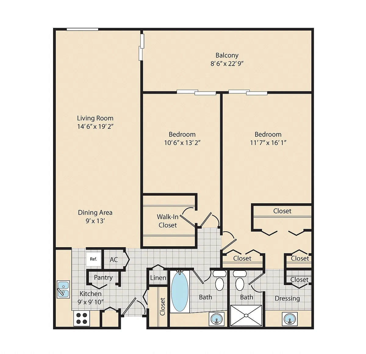Floor plan B