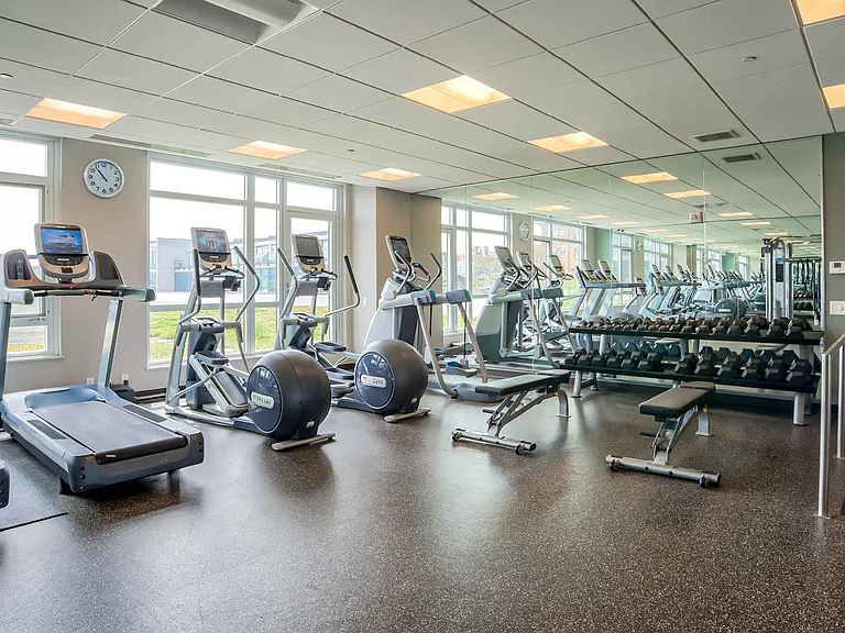 Enjoy your workout in the updated fitness center