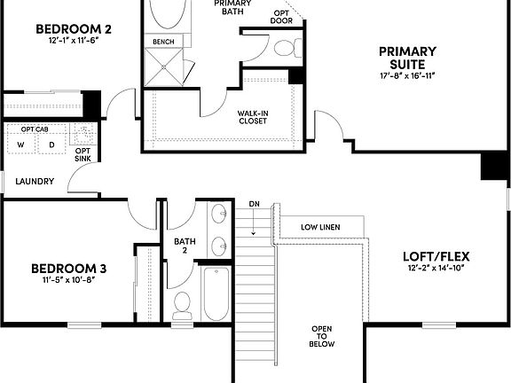 Plan 2 Second Floor