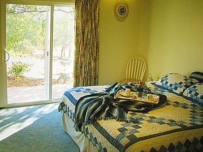 Master bedroom, slider to patio