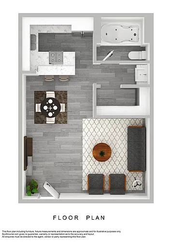 Floor plan Studio