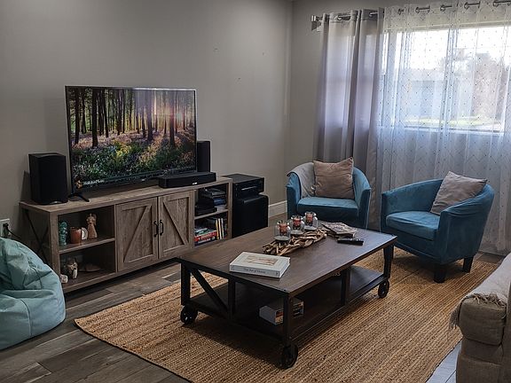 Living Room w lots of natural light