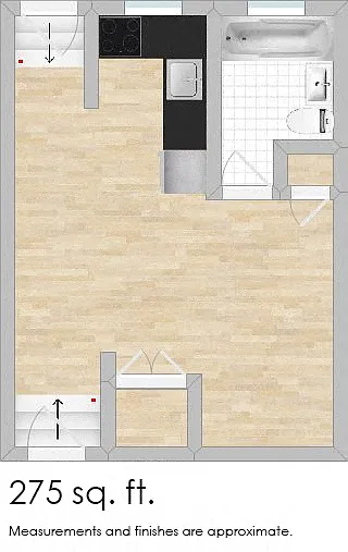 Floor plan 1028 Washington BG