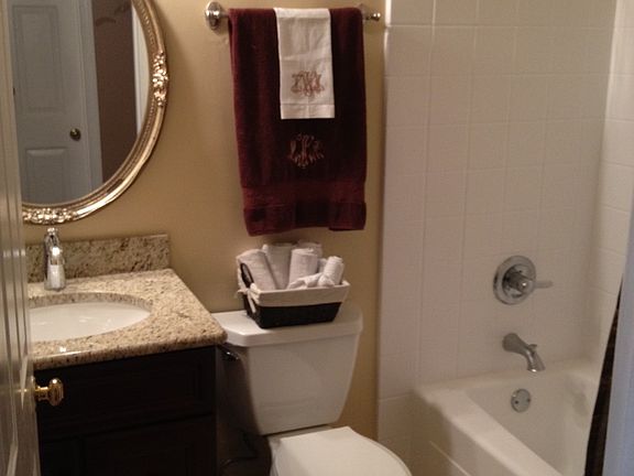 Guest Bath with tall Vanity