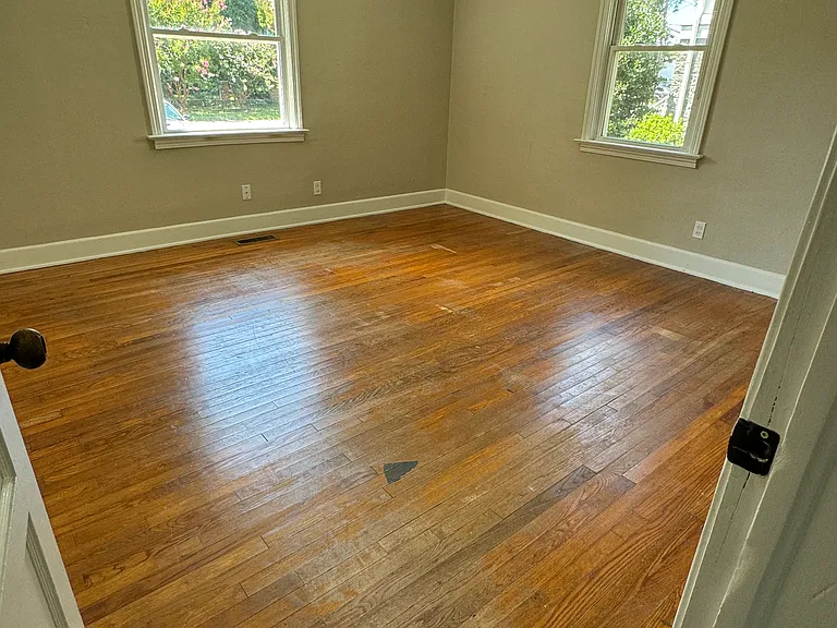 Front bedroom on the left of hallway