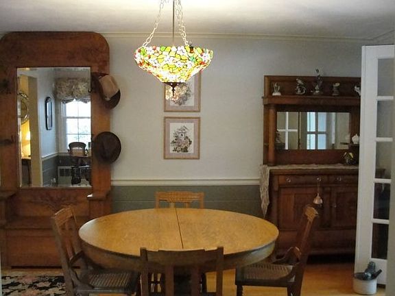 Large dining room, french doors
