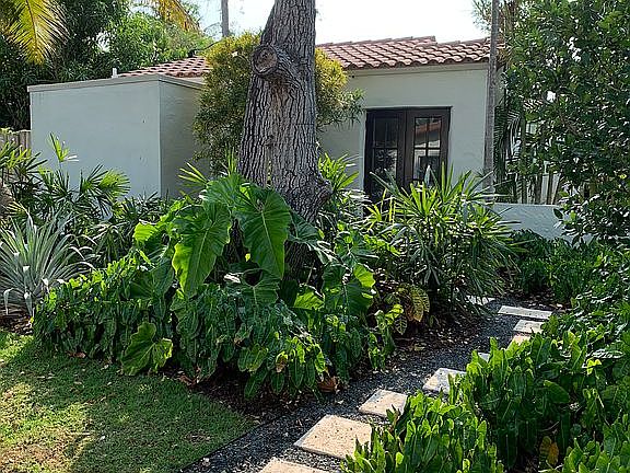 Walkway to guest cottage