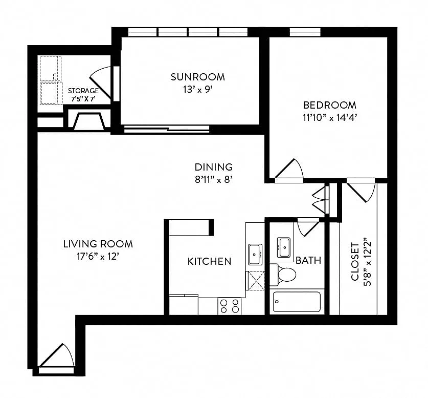 Floor plan A6