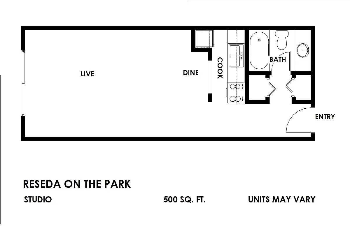 Floor plan Studio