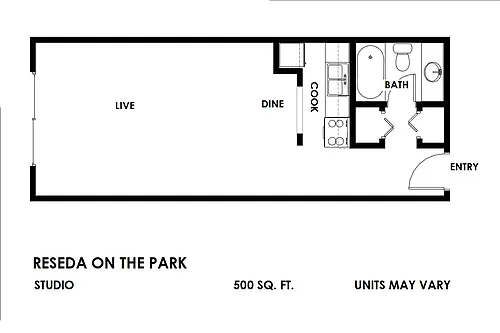 Floor plan Studio