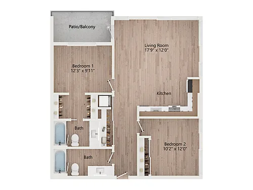 Floor plan B1