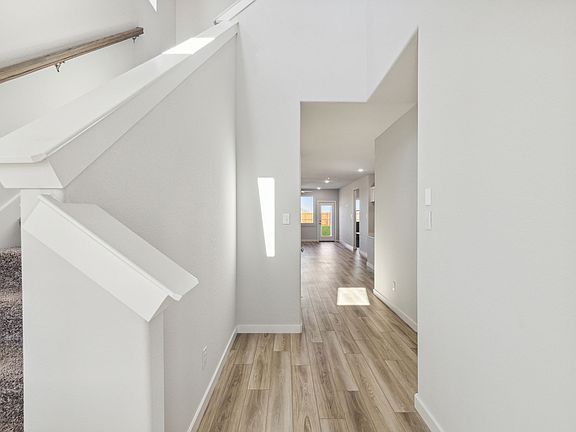 Entryway in the Willow home plan by Trophy Signature Homes - REPRESENTATIVE PHOTO