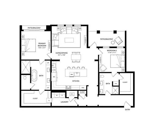 Floor plan B3