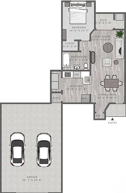 Floor plan B2-2X1
