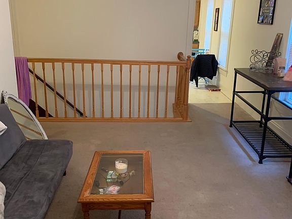 Living room at the top of stairs