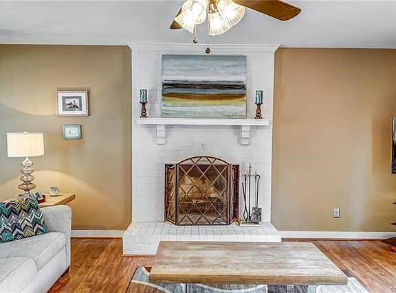 Wood Burning Fireplace