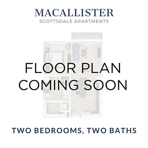 Floor plan Two Bed Two Bath