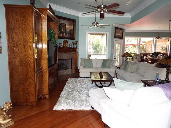 Living room fireplace 