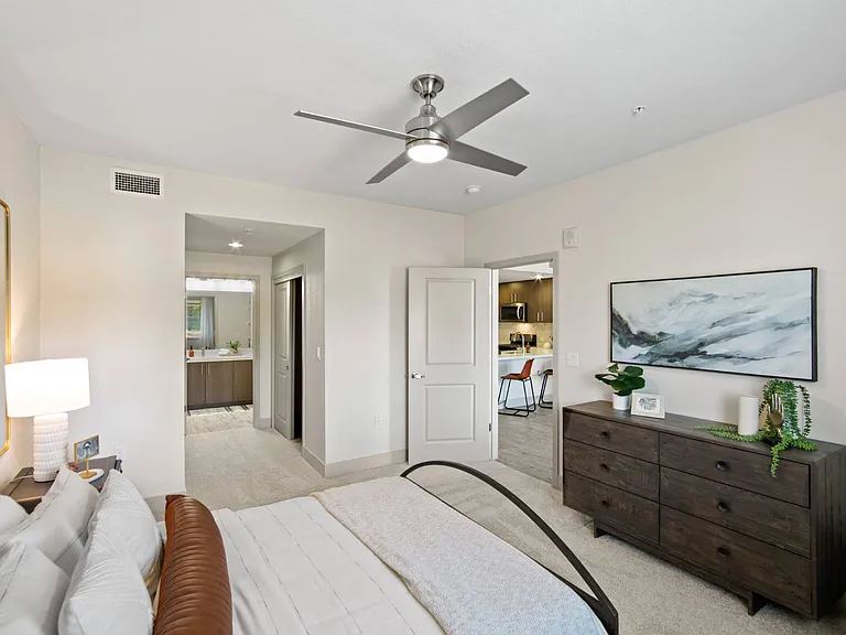 Unit Bedroom at Aventine Apartments in Hercules, CA 94547