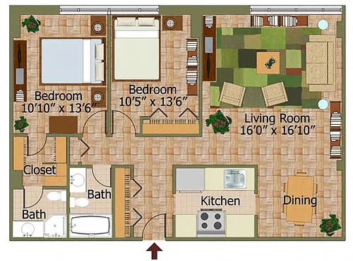 Floor plan C-1