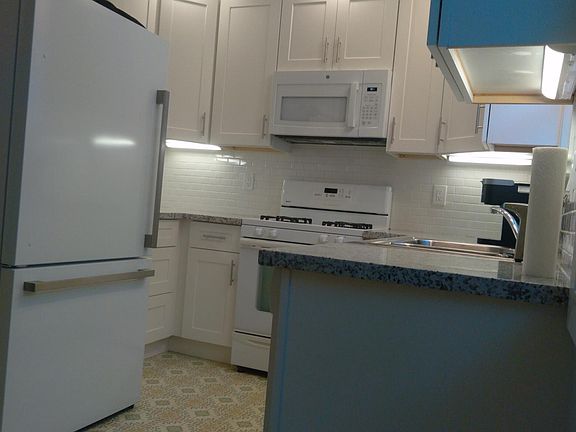 Recently Remolded Kitchen with Bottom Freezer Refrigerator