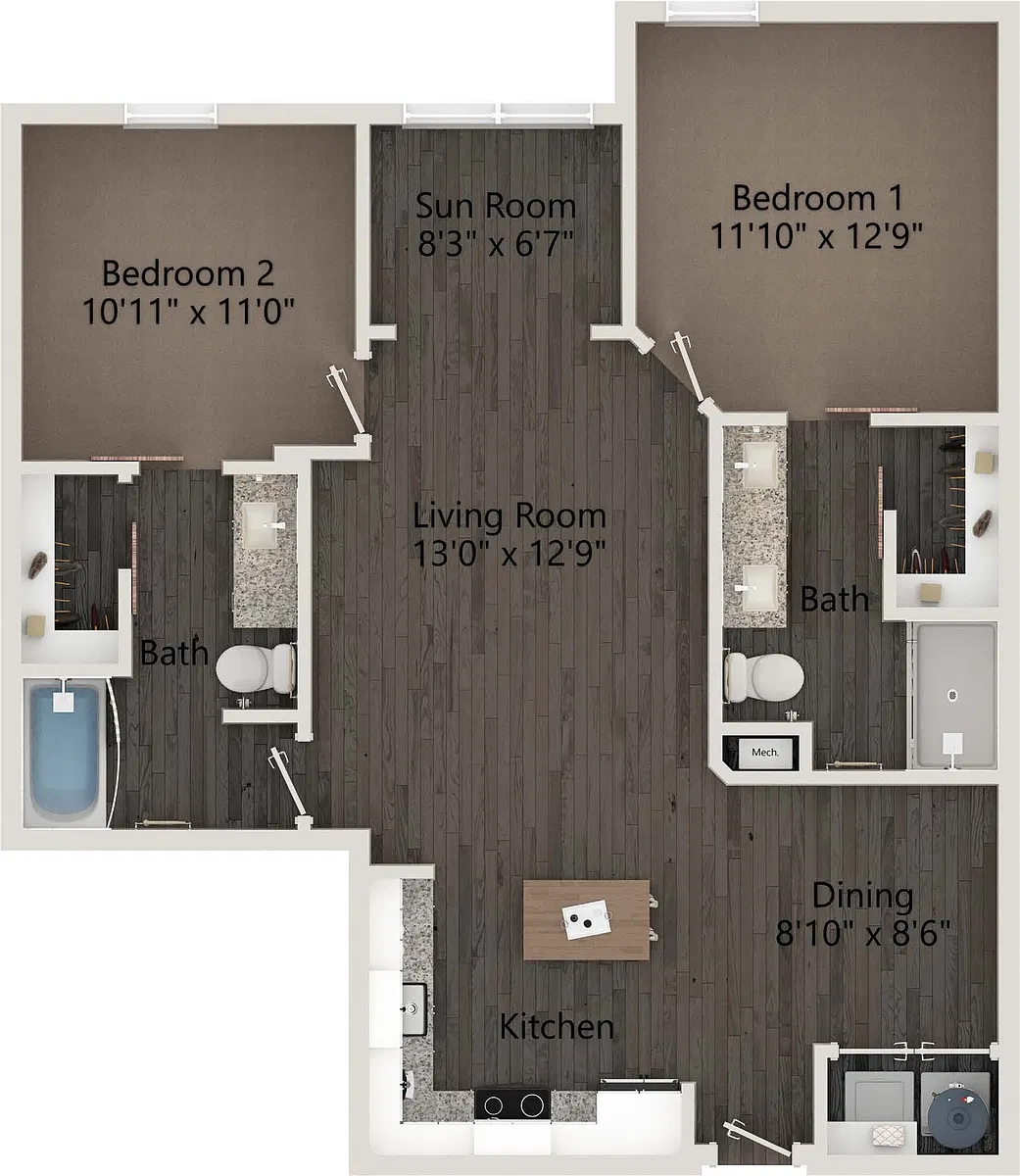 Floor plan B1S