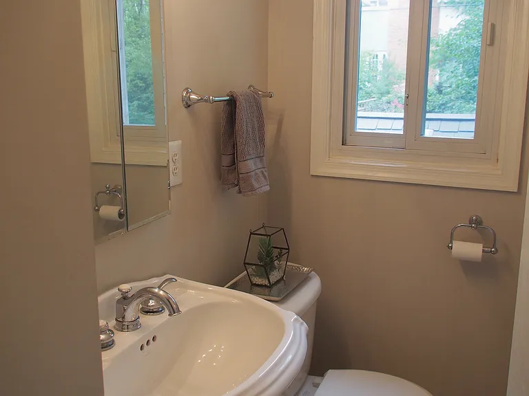 Main floor half bath