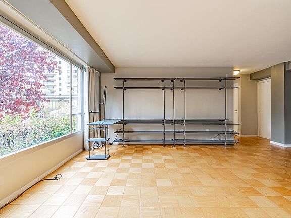 All shelving has been removed