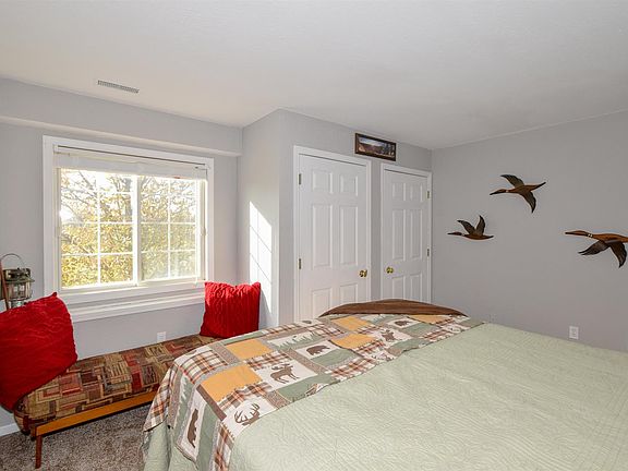 spacious spare bedroom
