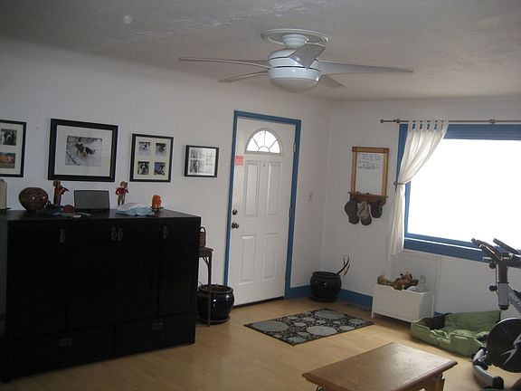 Living room, front door view