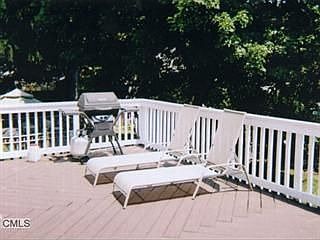 Spacious deck