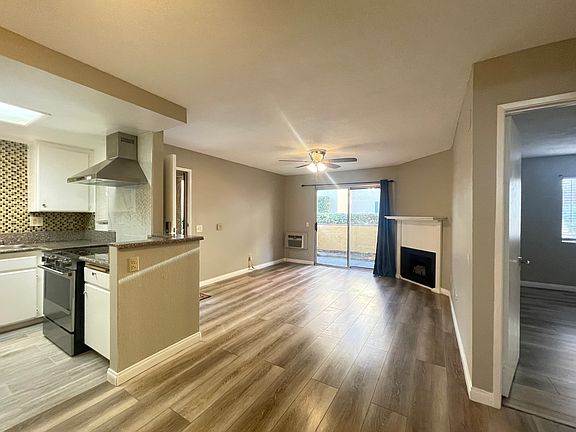 Kitchen and living room